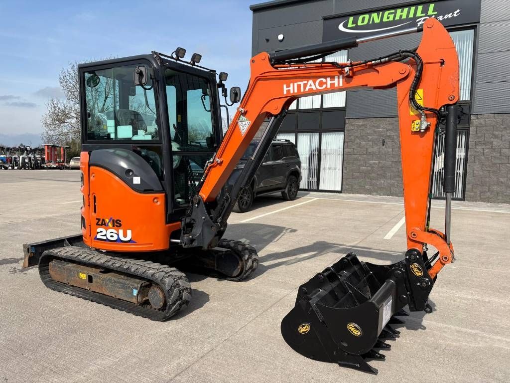 Hitachi zx 26 u-6 cr Mini excavadora