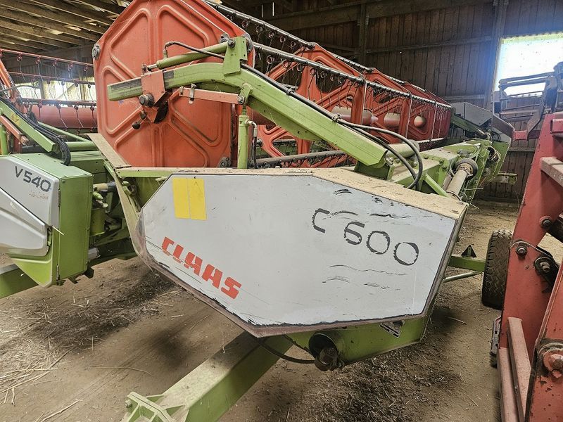E-FARM: Claas c600 + transportwagen - Жатка - id XG5XMEM - 9 600 € - Год выпуска: 2002 - Австрия