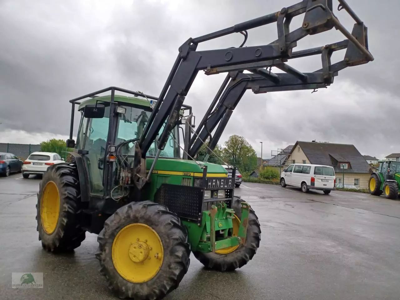 E-FARM: John Deere 6110 - Tracteur - id PDAT1XP - 26 000 € - Année: 1999 - Lecture du nombre d'heure: 10 000,Puissance du moteur (chevaux): 80,Allemagne