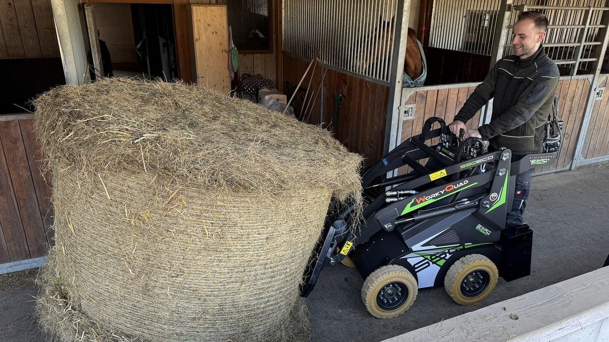 Case IH worky quad ssq eco 0,74 m breit elektrolader min Ładowarka kołowa 19 750 €
