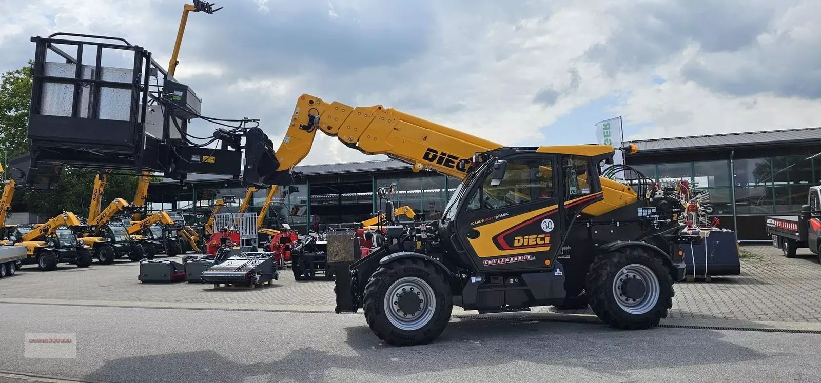 Dieci icarus 45.17 dynamic gd mit arbeitskorb schwenk+ Chargeur télescopique