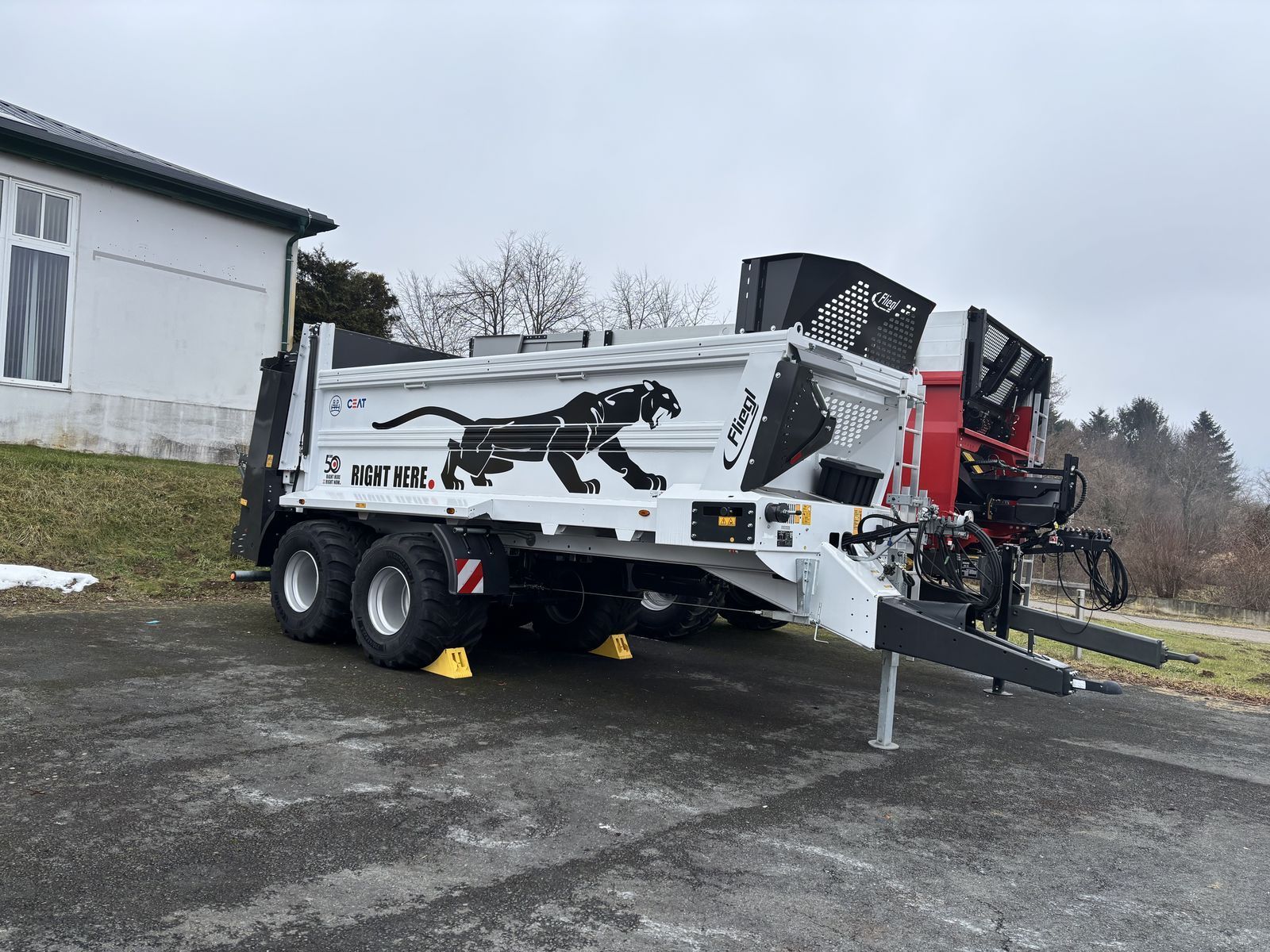 Fliegl kds 255 muckcontrol Manure and compost spreader €67,800