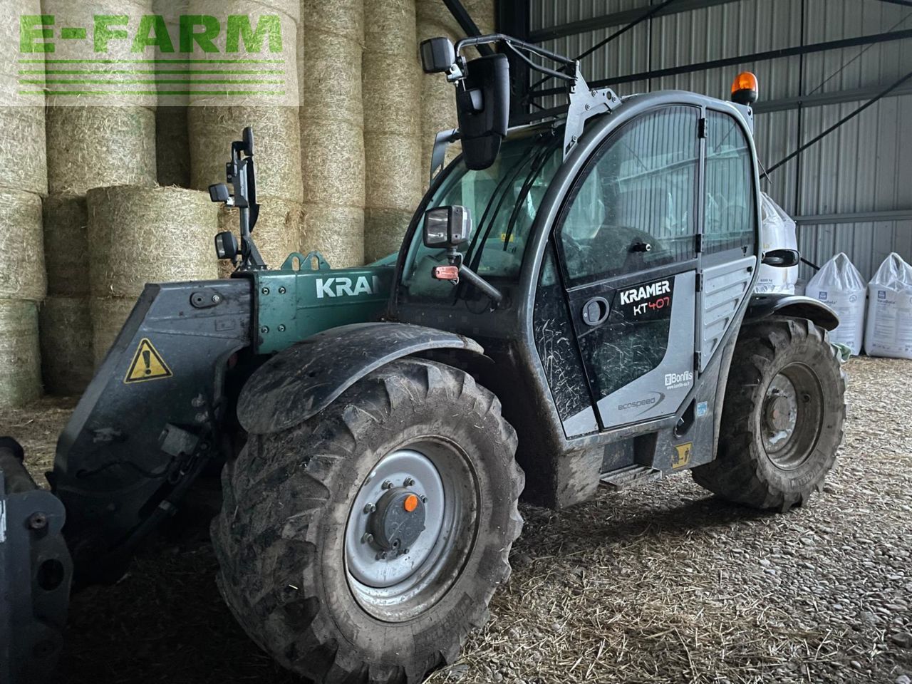 KRAMER kt 407 / 40km/h / 4 pneus neufs / bms mailleux / revision + vidange Încărcător telescopic 47.500 EUR