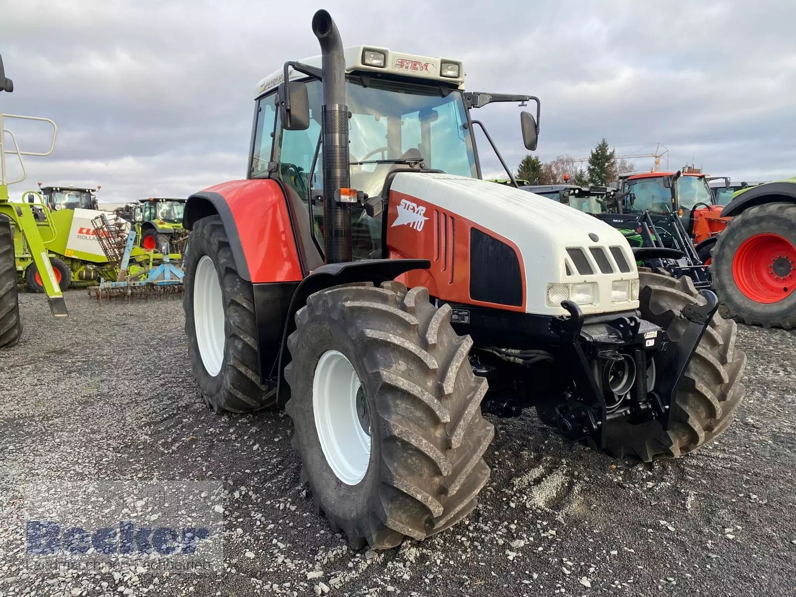 E-FARM: Steyr s110 - Tractor - id BFM2KFT - €41,900 - Year of construction: 2002 - Engine hours: 5,500,Engine power (HP): 82,Germany