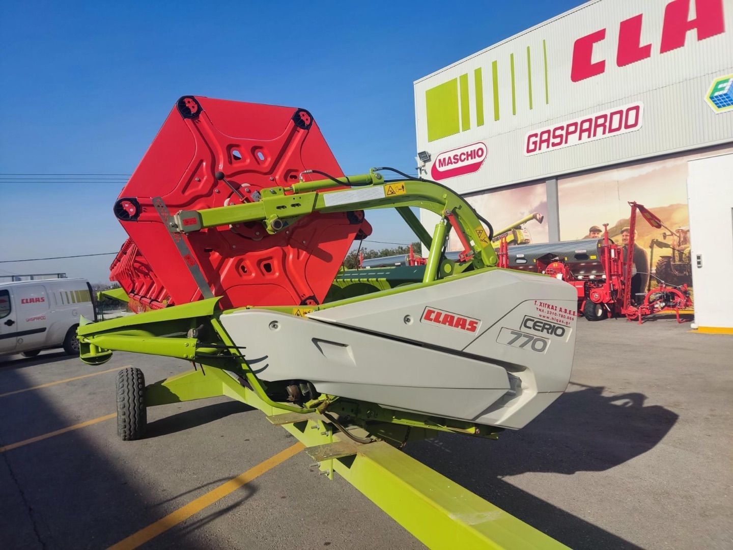 E-FARM: Claas Cerio 770 - Barre de coupe - id 6C6TKCM - 31 000 € - Année: 2021 - Lecture du nombre d'heure: 1,Allemagne