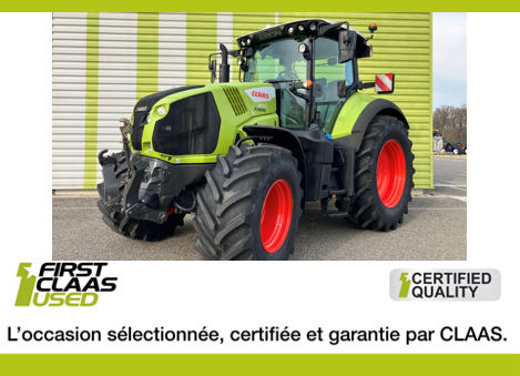 E-FARM: Claas Axion 800 - Traktor - id QYLGCWU - 92.000 € - Baujahr: 2021 - Abgelesene Motorstunden: 2.610,Frankreich