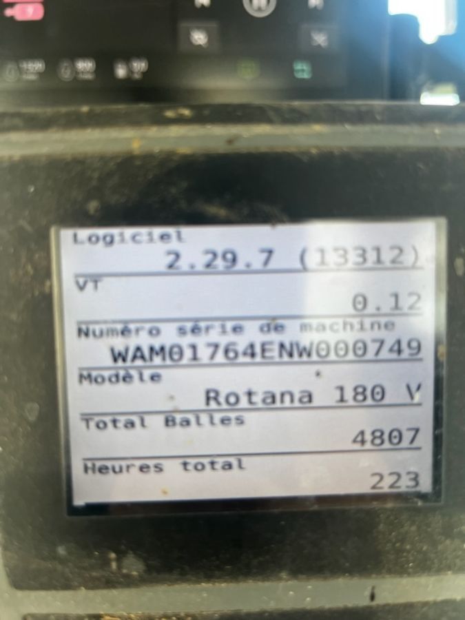 E-FARM: Fendt Rotana 180 V - Πρέσσα - id PVDAVSI - 32.000 € - Χρονία: 2022 - Συνολικός αριθμός παραχθέντων δεμάτων: 4.807,Γαλλία