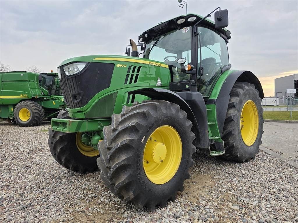 E-FARM: John Deere 6190 R - Traktor - id ABEAXJP - 72 000 € - Rok produkcji: 2014 - Motogodziny: 5122,Litwa