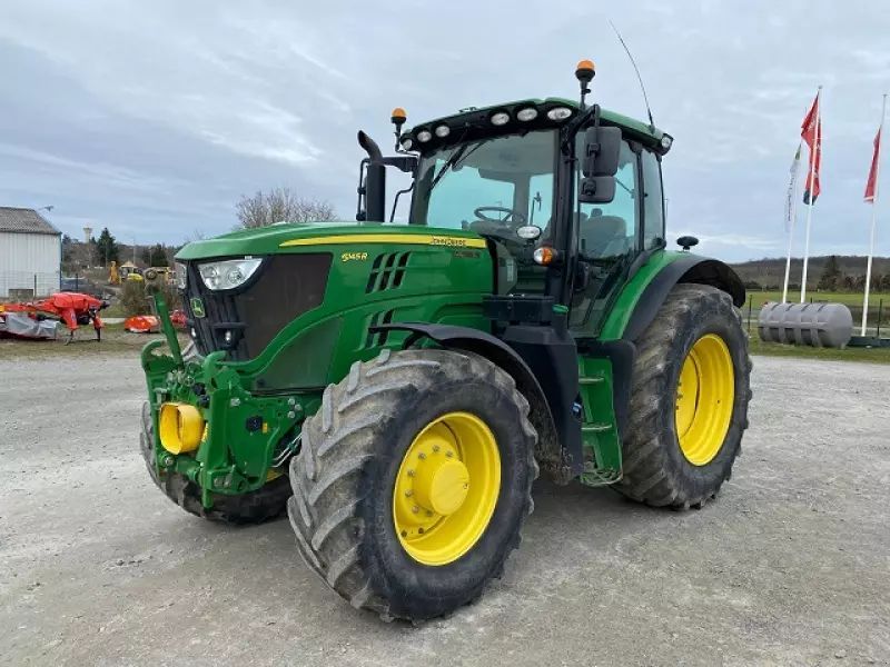 E-FARM: John Deere 6145 R - Traktorius - id 1EJQWNA - 79 000 € - Gamybos metai: 2017 - Variklio darbo valandos: 5 160,Variklio galia (AG): 145,Prancūzija