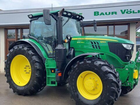 E-FARM: John Deere 6155 R - Traktor - id 9UXMXVV - Baujahr: 2022 - Abgelesene Motorstunden: 940,Motorleistung (PS): 155,Deutschland