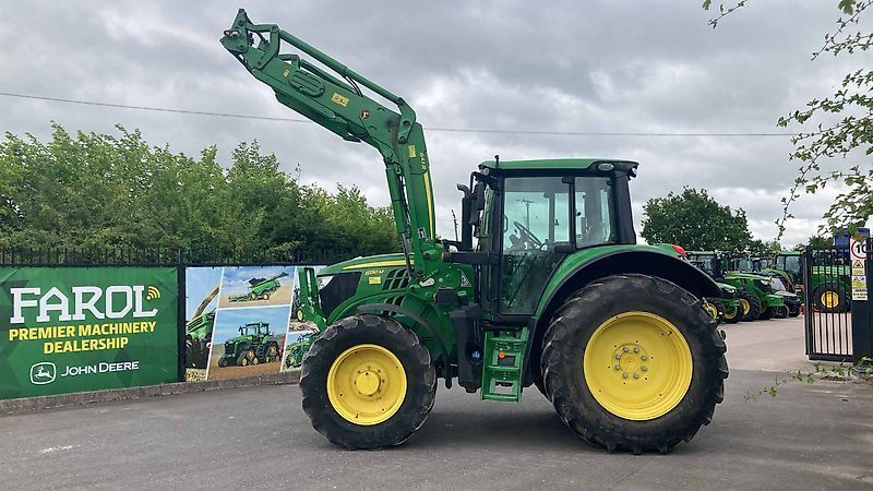 E-FARM: John Deere 6130 M - Tracteur - id EBQKQKJ - 71 659 € - Année: 2020 - Lecture du nombre d'heure: 2 195,Royaume-Uni