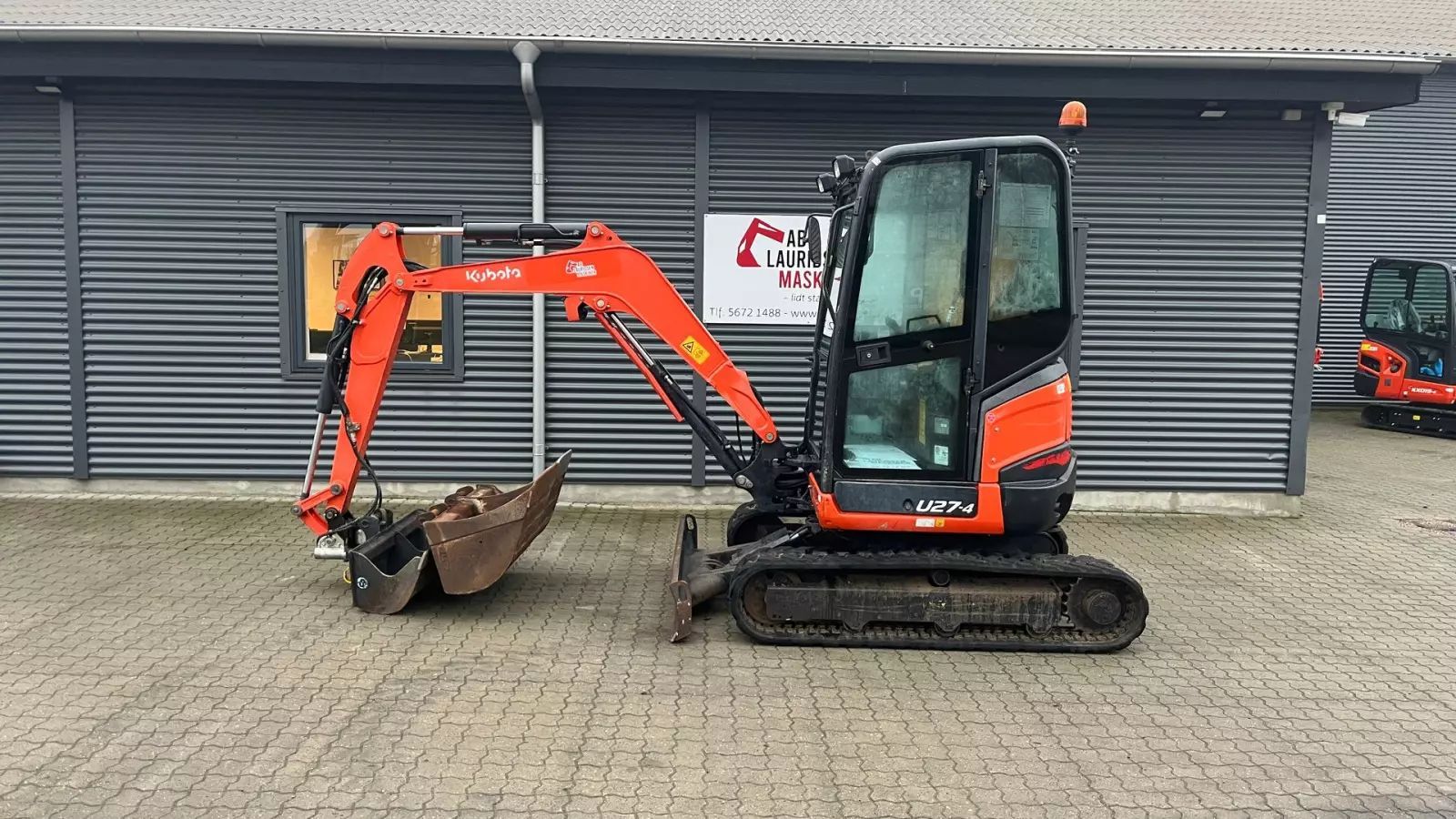Kubota u27 nyere tiltman og 3 skovle Bagger 23.820 €
