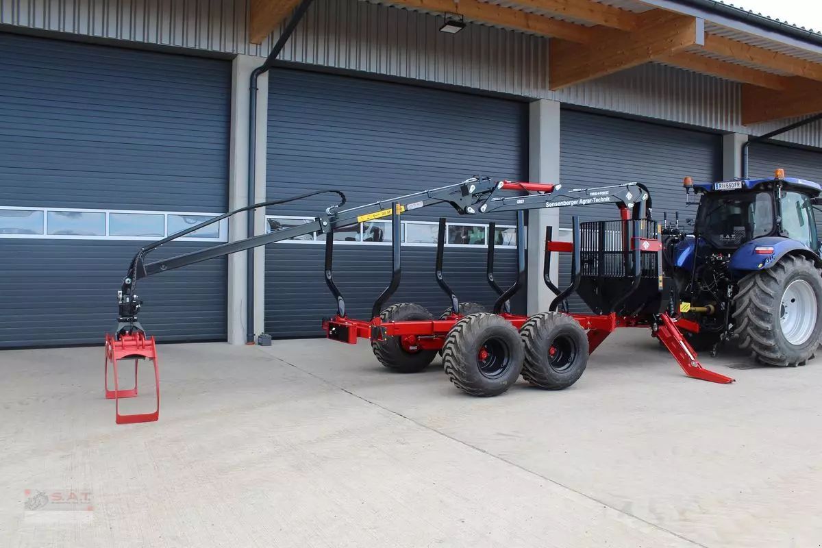 E-FARM: FARMI ft 9 mit kran cr 47 - Gozdarska prikolica - id GG9VUCZ - 24.992 € - Avstrija