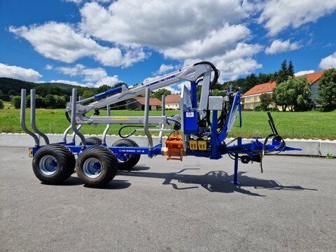 E-FARM: Scandic st-8 rückewagen 7,9m kran 550kg hubkraft drehheb - Forestry trailer - id UTEVZVB - Year of construction: 2025 - Germany