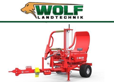 E-FARM: metal-fach z593 ballenwickler rundballenwickler mit frontla - Enrubanneuse - id D2MWG2E - 10 560 € - Année: 2025 - Allemagne