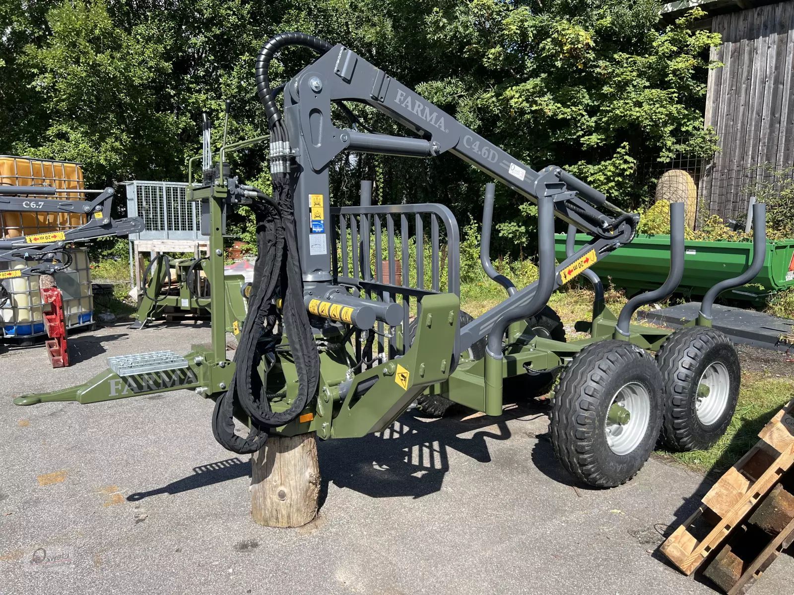 Farma ct 4,6-6 rückewagen Forestry trailer €12,899