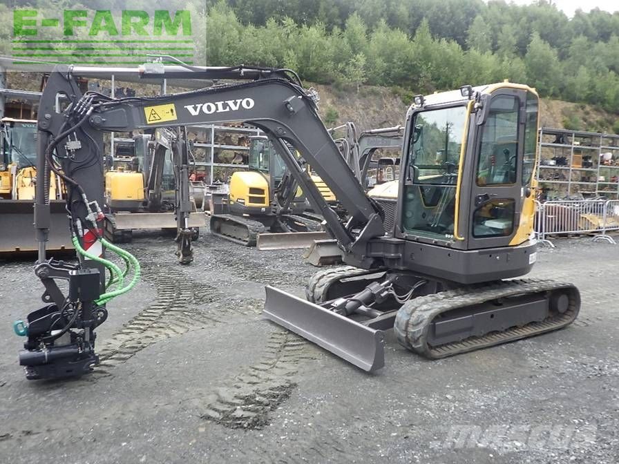 VOLVO ecr 58 d mit tiltrotator steelwrist Mini excavator €39,500