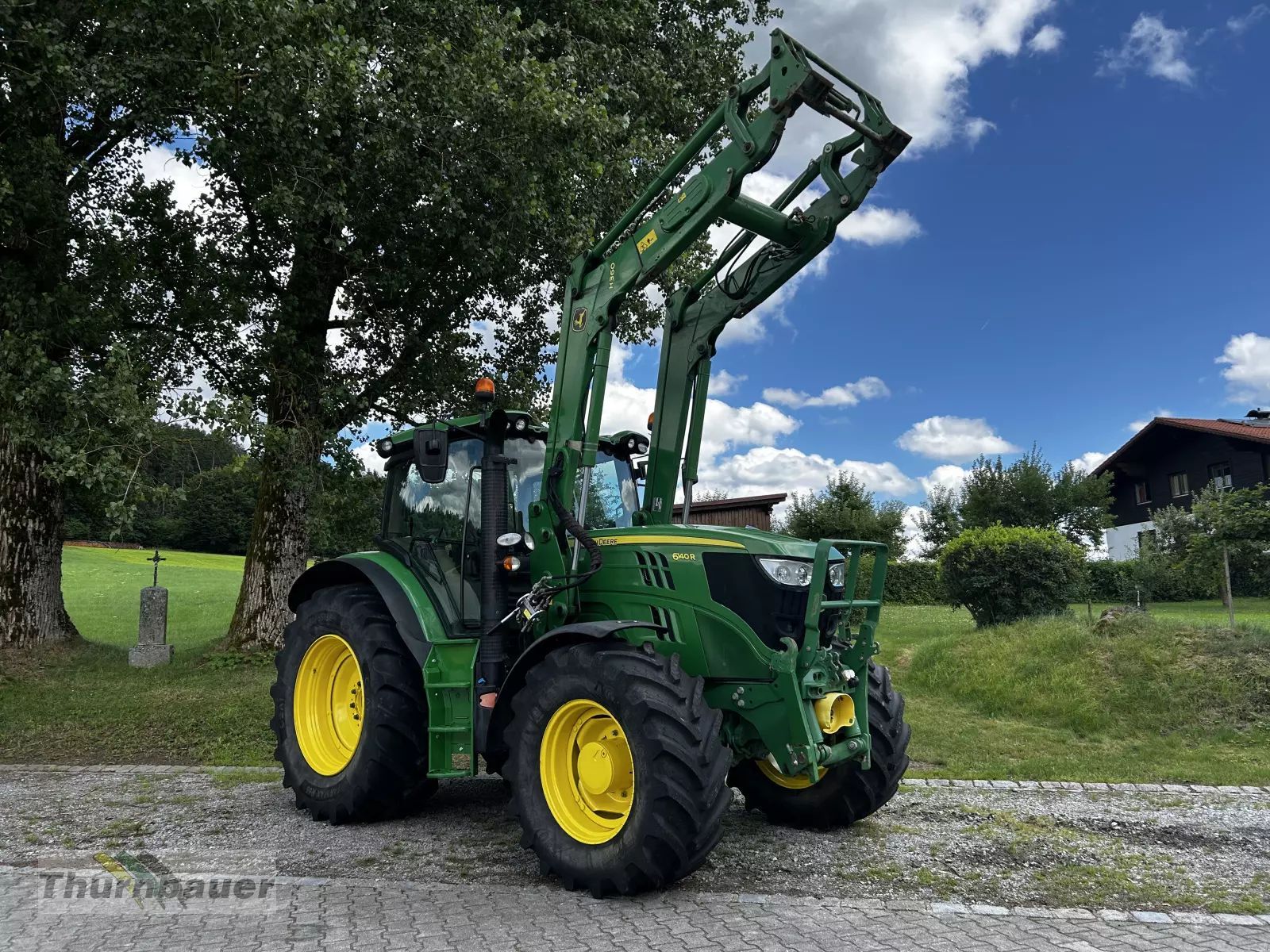 E-FARM: John Deere 6140 R - Trattore - id S5JNUDM - 75.630 € - Anno di costruzione: 2012 - Ore: 5.867,Potenza del motore: 140,Germania
