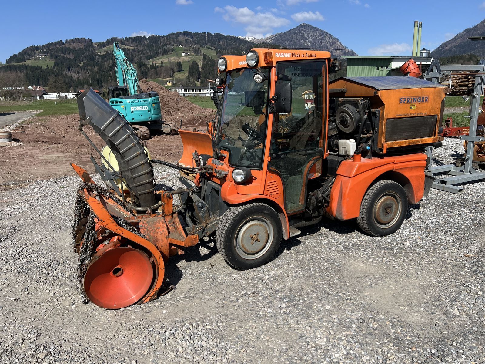 E-FARM: AEBI kt65 mit viel zubehör - Tractor - id P3YBYSX - €12,500 - Year of construction: 2005 - Engine power (HP): 59,Austria