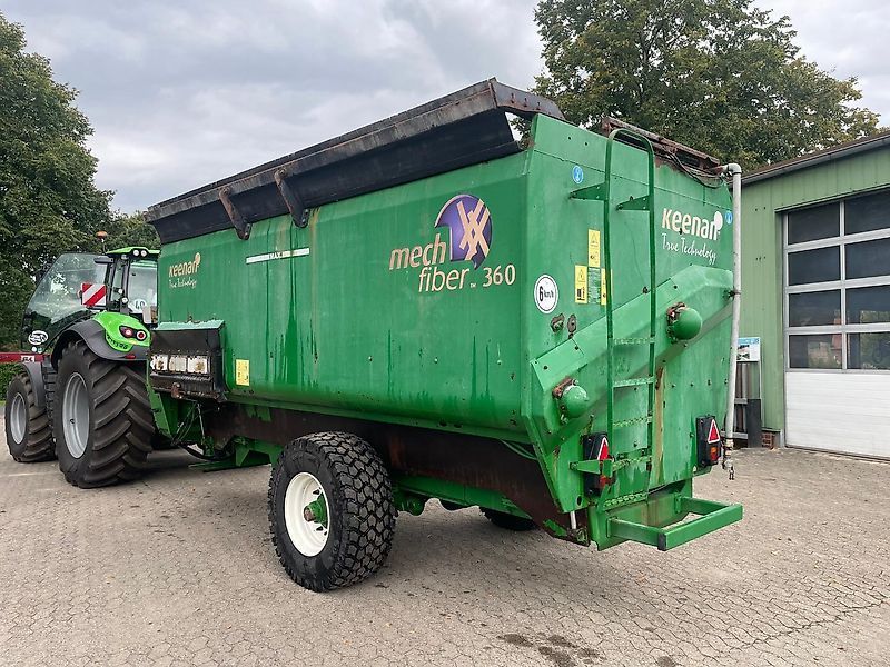 E-FARM: KEENAN mf 360 - Przyczepa do mieszania paszy - id YX5III8 - 19 500 € - Rok produkcji: 2014 - Niemcy