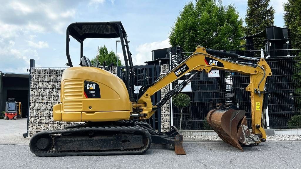 Caterpillar minibagger cat 303e sw mit löffelpaket, knickmatik Мини-экскаватор 39 750 €