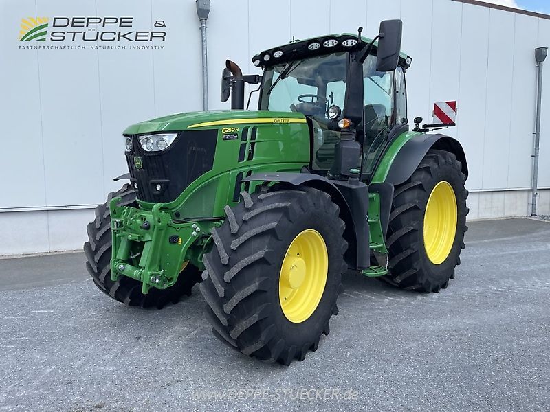 E-FARM: John Deere 6250 R - Traktor - id NINX6VM - 153.730 € - Baujahr: 2021 - Abgelesene Motorstunden: 2.385,Motorleistung (PS): 250,Deutschland