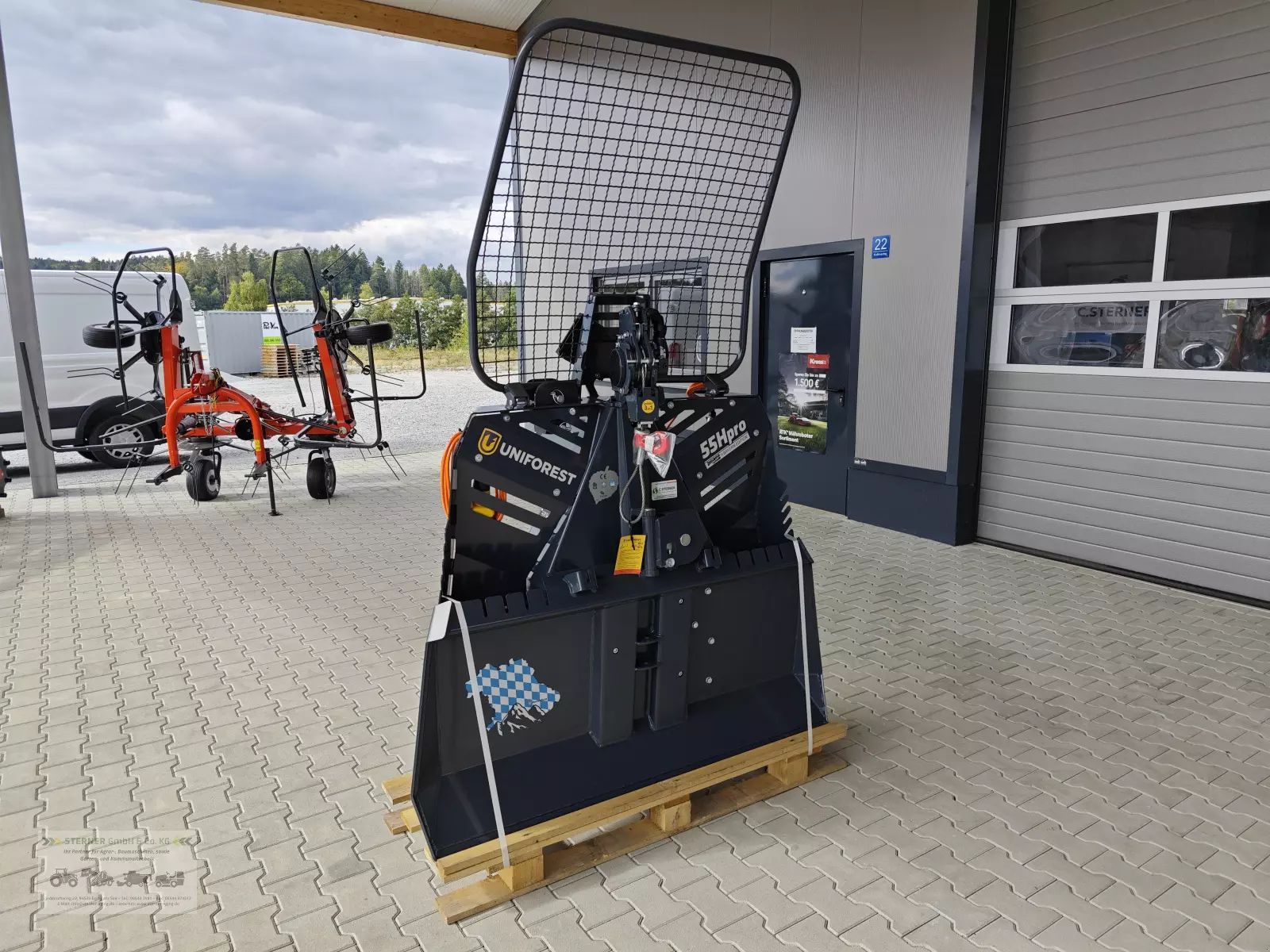 UNIFOREST forstseilwinde 55hpro 1,6m bayern edition funk Lesnická technika 6 387 €
