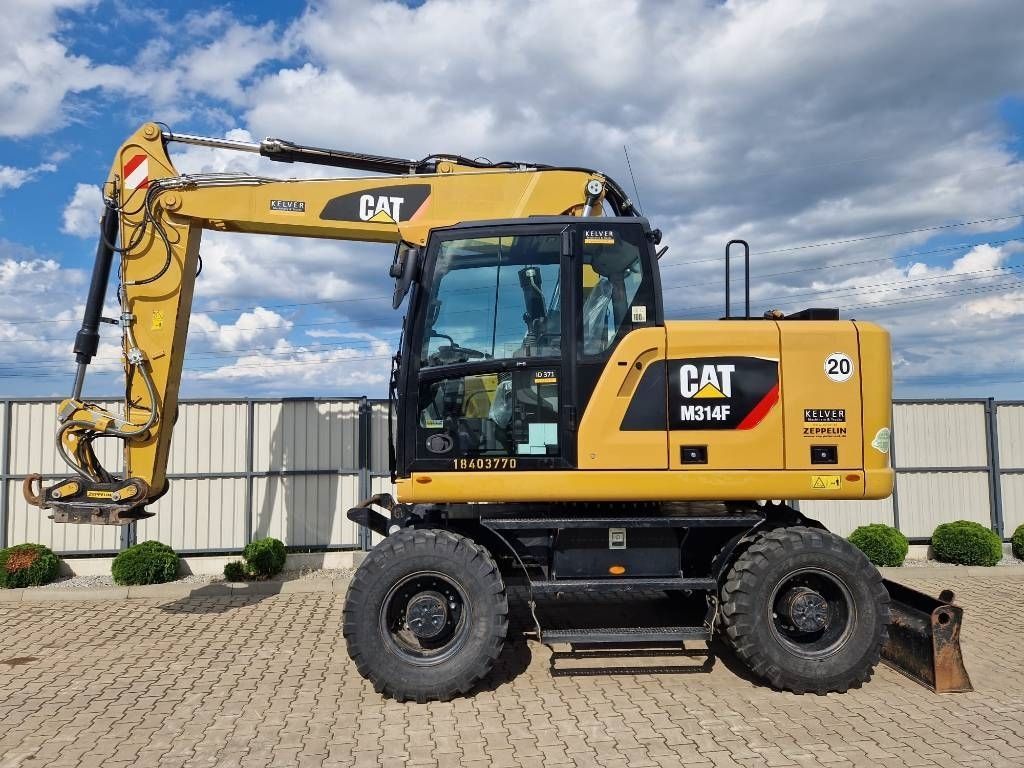 Caterpillar m314f * 2018r. * 3 763 mth * oq 65 * full service Excavadora de ruedas 95.215 €