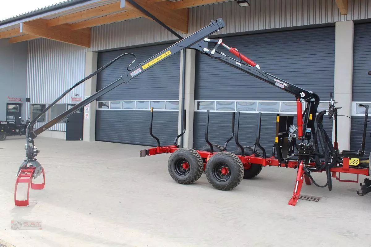 E-FARM: FARMI rückewagen 9,0to-6,30m kran-neu - Forstanhänger - id MVDTWSI - 17.417 € - Österreich
