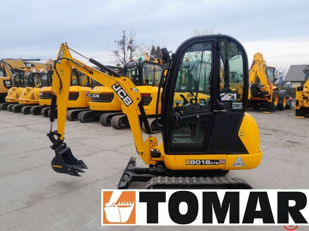 JCB 8018 cts Mini kotrógép 15 895 EUR