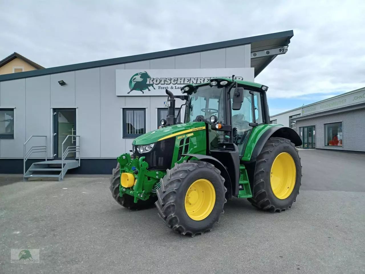 E-FARM: John Deere 6120 M - Tracteur - id E9UL8GX - Année: 2023 - Lecture du nombre d'heure: 341,Puissance du moteur (chevaux): 146,Allemagne