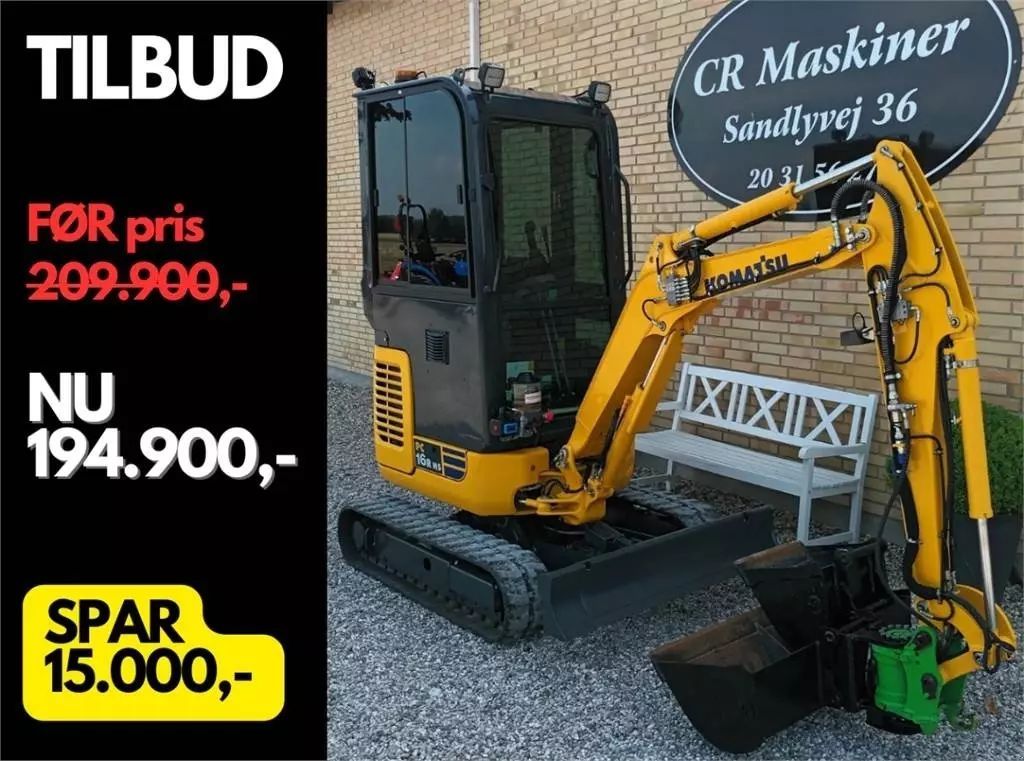 KOMATSU pc16r hs Koparka 28 101 €