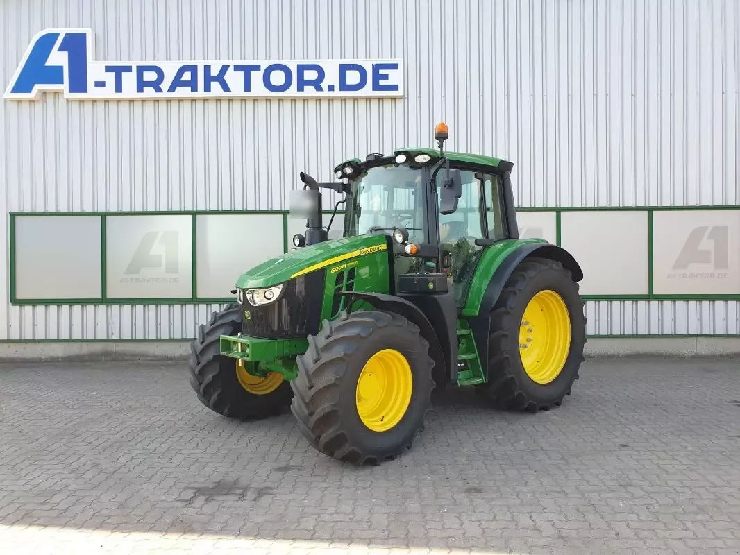 E-FARM: John Deere 6120 M - Tracteur - id UHQXNB2 - 67 000 € - Année: 2020 - Lecture du nombre d'heure: 3 253,Puissance du moteur (chevaux): 120,Allemagne