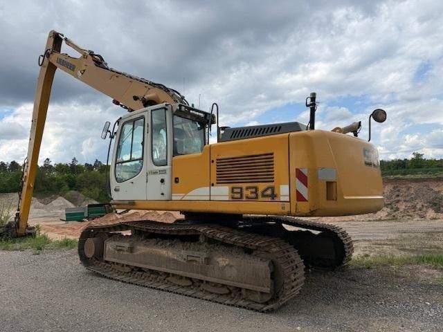 Liebherr r934c long reach Escavatore cingolato
