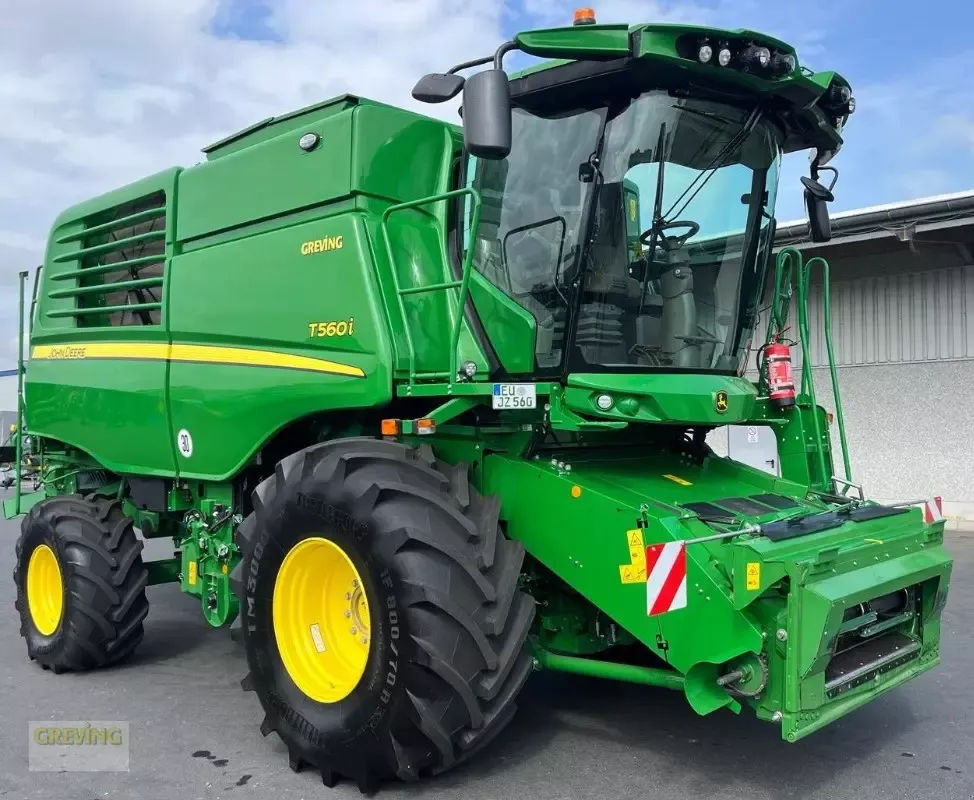 E-FARM: John Deere T 560 i - Κομπίνα - id KLBJKVR - 319.950 € - Χρονία: 2023 - Μετρητής ωρών: 157,Ισχύς κινητήρα: 387,Γερμανία