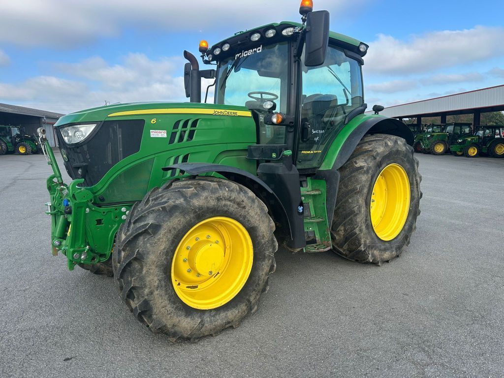 E-FARM: John Deere 6155 R - Tractor - id GJEGIBJ - 99.000 EUR - Anul: 2021 - Citeste ore: 3.480,Muterea motorului: 155,Franța