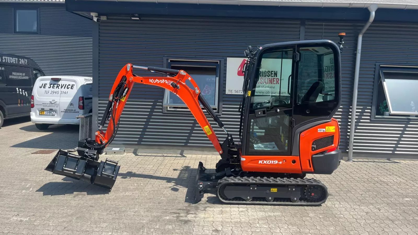 Kubota kx019-4 rotortilt! kun kørt 352timer Экскаватор 46 158 €