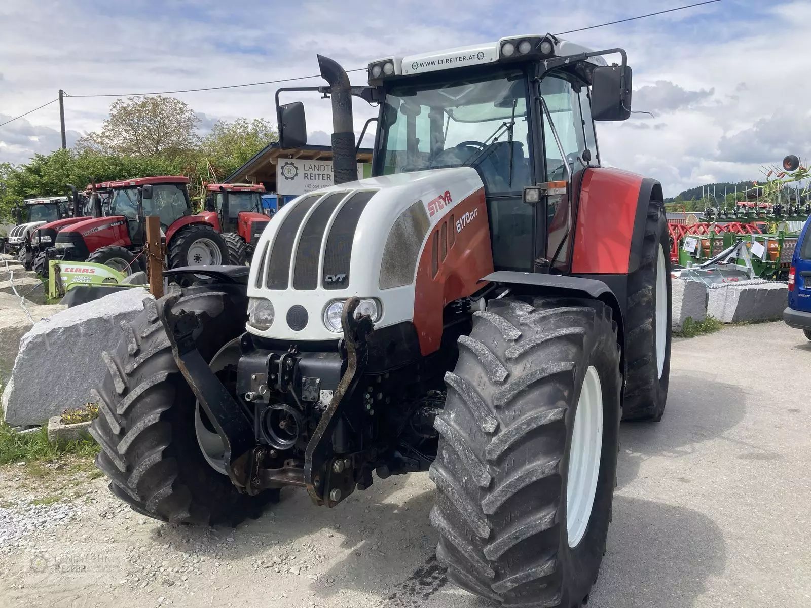 E-FARM: Steyr CVT 6170 - Traktor - id NXXHZHU - 32.333 € - Baujahr: 2005 - Abgelesene Motorstunden: 13.650,Motorleistung (PS): 171,Österreich