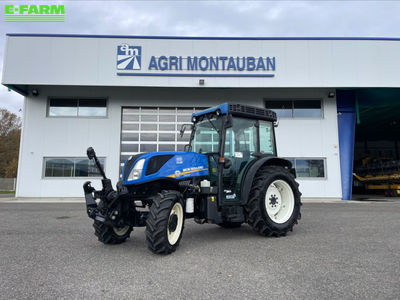 E-FARM: New Holland T4.100 F - Tractor - id SKJFMRQ - €35,000 - Year of construction: 2018 - Engine hours: 3,724,Engine power (HP): 100,France