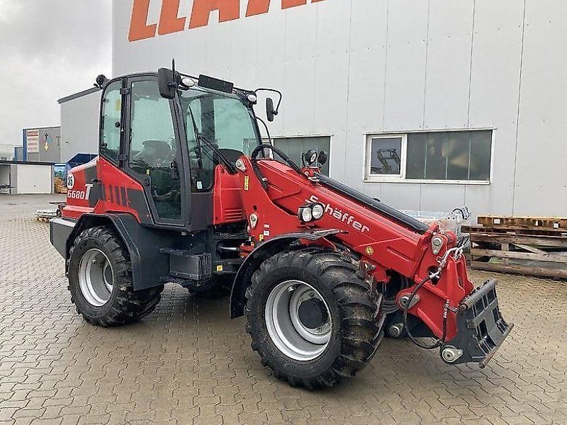 E-FARM: Schäffer 6680t - šarnyrinis krautuvas - id AKKDDR8 - 75 000 € - Gamybos metai: 2022 - Variklio darbo valandos: 1 306,Variklio galia (AG): 75,Vokietija
