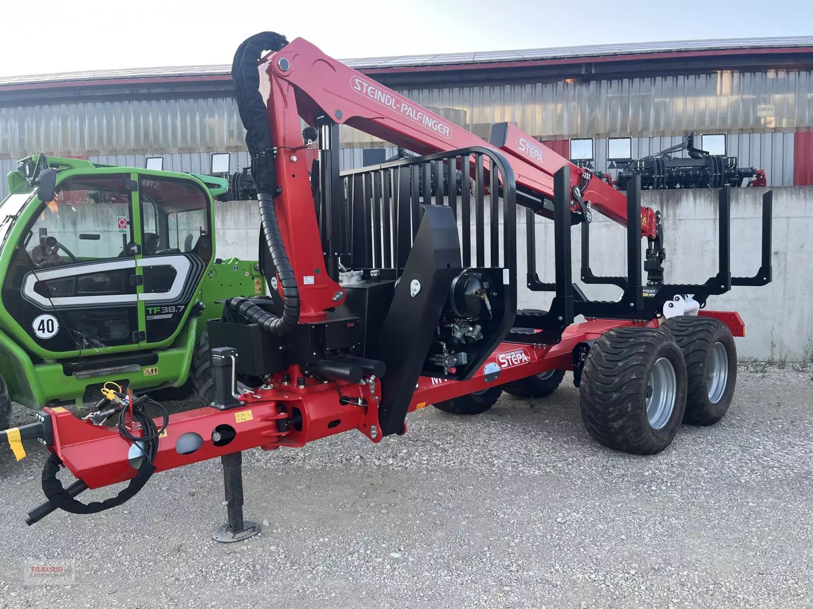 E-FARM: STEPA m14+fkl8210 - Remorque forestière - id ITVTIZN - Année: 2025 - Allemagne