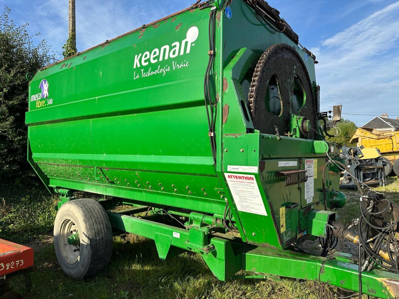 E-FARM: KEENAN meca fibre 340 - Mixer feeder - id ERS1KJV - €7,500 - Year of construction: 2012 - France