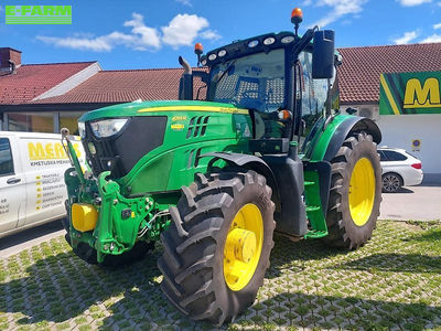 E-FARM: John Deere 6155 R - Tractor - id 6YLBLTR - €62,287 - Year of construction: 2017 - Engine hours: 9,195,Engine power (HP): 195,Slovenia