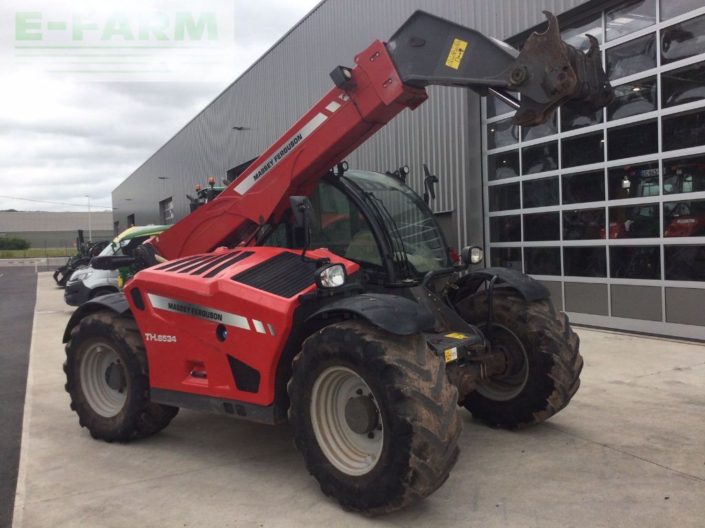E-FARM: Massey Ferguson th 6534 - Ładowacz teleskopowy - id ULIW7SW - 49 500 € - Rok produkcji: 2018 - Motogodziny: 3156,Moc silnika: 133,Francja