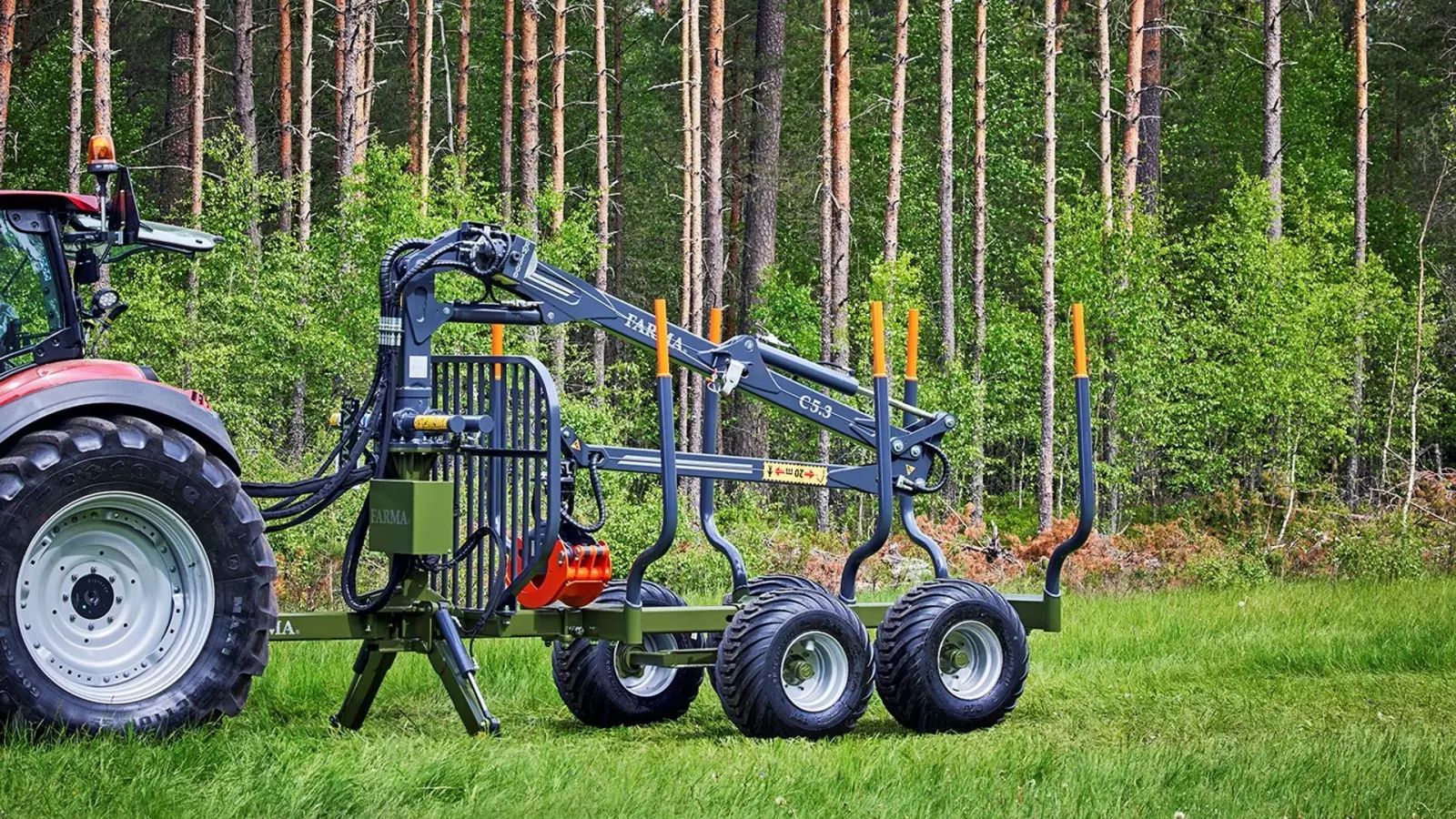 Farma c5,1-t7 Forestry trailer €13,317