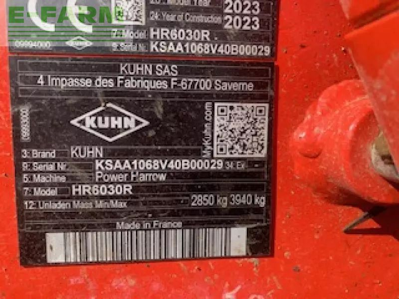 Kuhn HR 6030 R Kreiselegge 38.500 €