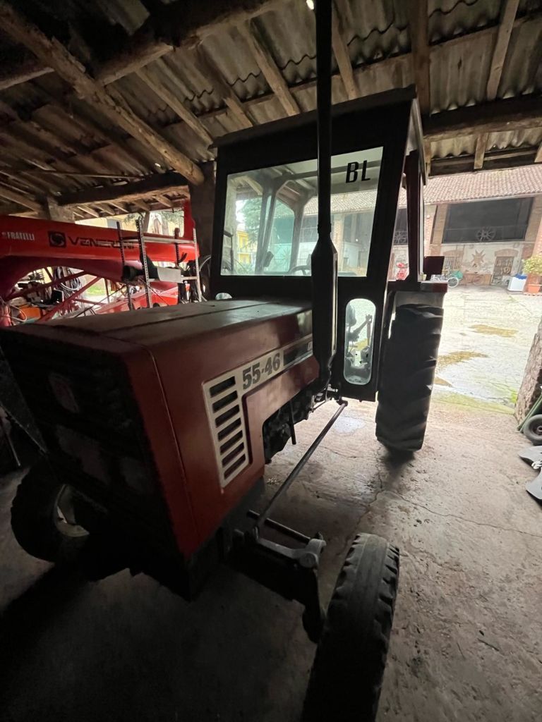 E-FARM: Fiat 55-46 - Traktor - id 1QUWYUH - Baujahr: 1986 - Abgelesene Motorstunden: 6.700,Motorleistung (PS): 54,Italien