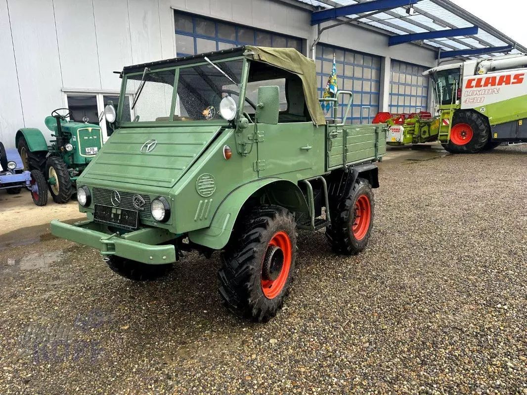 Mercedes-Benz mercedes unimog u411 / u30 hyd. lenkung heckseilwinde Gépjármű 32 000 EUR