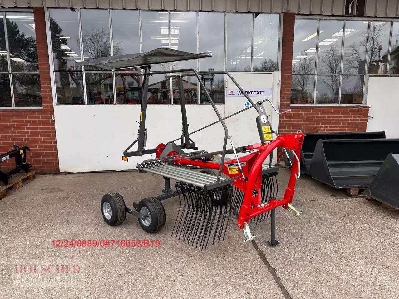 E-FARM: Massey Ferguson 361 dn - Tedder - id VRCFKWI - €5,378 - Year of construction: 2024 - Germany