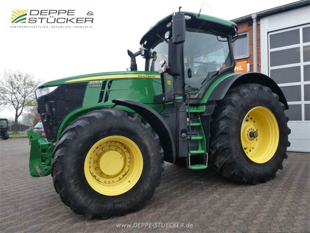 E-FARM: John Deere 7270 R - Traktor - id KC6BI58 - 95.500 € - Baujahr: 2017 - Abgelesene Motorstunden: 4.372,Motorleistung (PS): 270,Deutschland